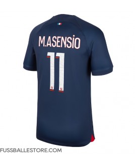 Günstige Paris Saint-Germain Marco Asensio #11 Heimtrikot 2023-24 Kurzarm